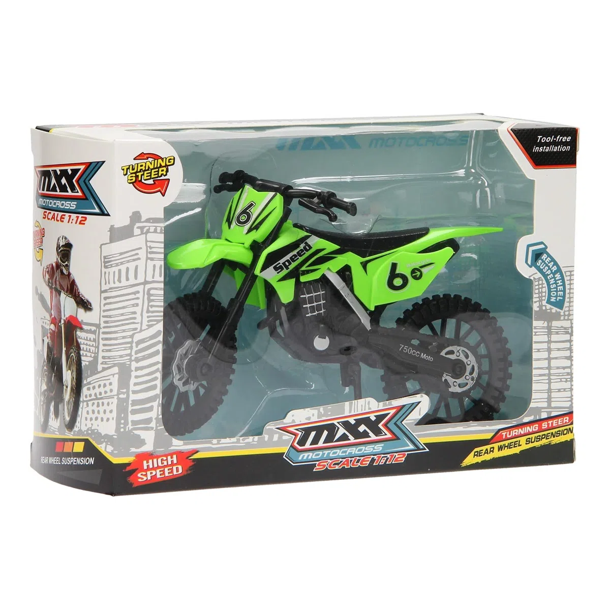 Jouéco Dirtbike in doos 3 Surtidos