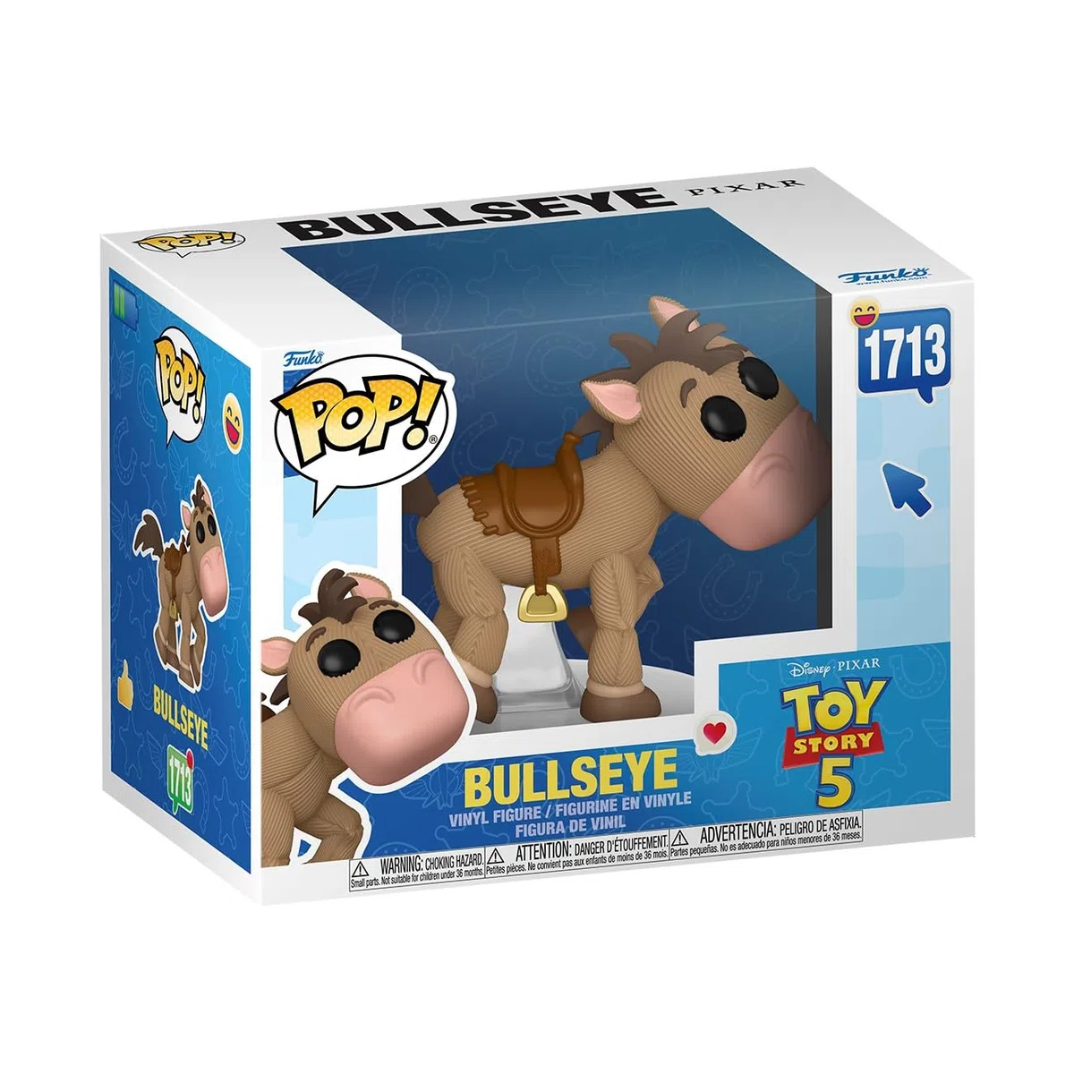 Funko Pop! Premium: Toy Story 5 - Bullseye - Figura de Vinilo Coleccionable - Idea de Regalo - Mercancía Oficial - Juguetes para niños y Adultos - Figura Modelo para coleccionistas y exhibición