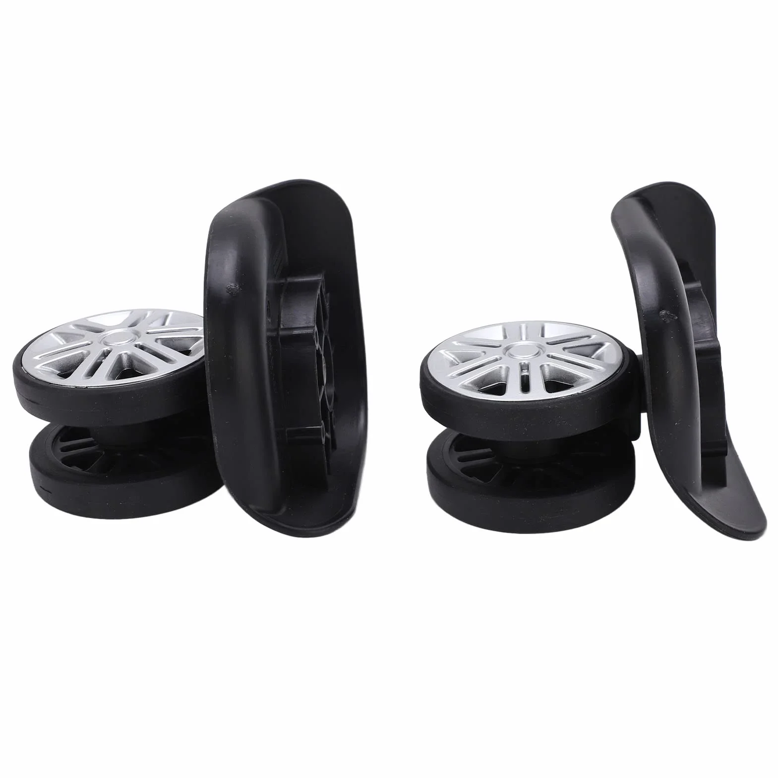 Tbest Are For London Fog Kit Rodinha Mala Substituição para Rodas De Malastravel Accesorios, 1 Par A65 Equipaje Ruedas De Reemplazo Silencio Giratorio Maleta Equipaje Ruedas Ruedas