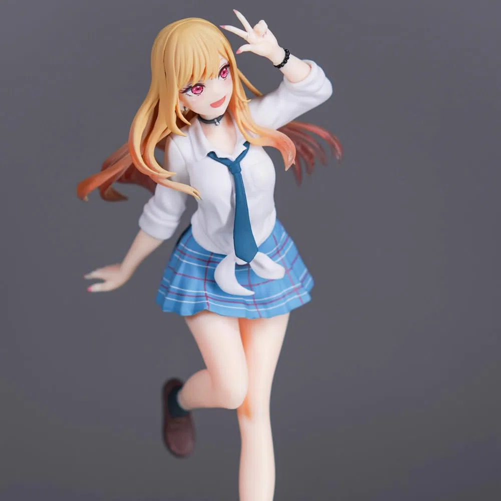 Figura de Kitagawa Marin - 18 cm Niñas Anime en Pose de Pie Uniforme Modelo, PVC Figura de Kitagawa Marin Personaje Modelo Colección Regalos