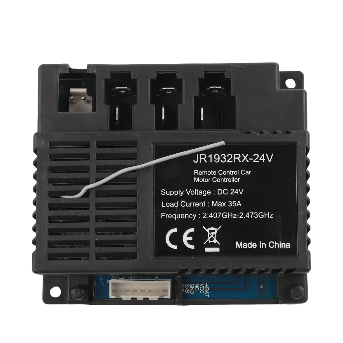 JR1932RX-24V Receptor para Coche Eléctrico Infantil 2,4G Mando a Distancia 24V con Función de Arranque Lento para Caja de Control JR1932RX-24V