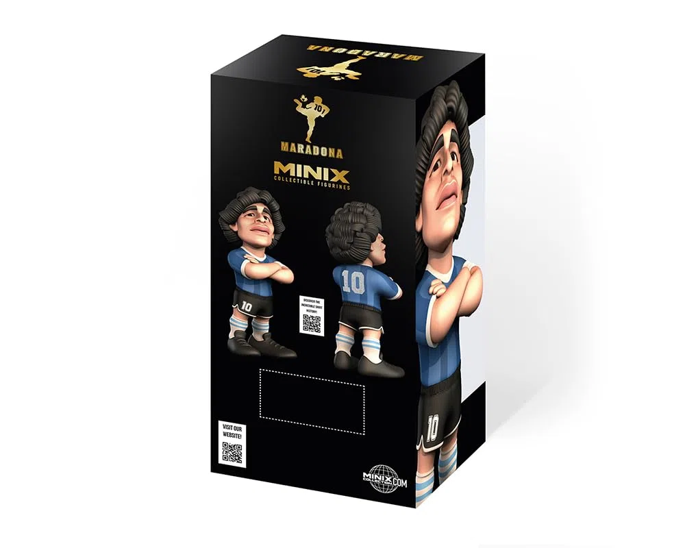 MINIX Collectible Figurines, Minix Figura de colección 12cm, Maradona, Maradona El GOL del Siglo, Coleccionables para Exhibición, Idea de Regalo, Fans De Fútbol (MN17447)