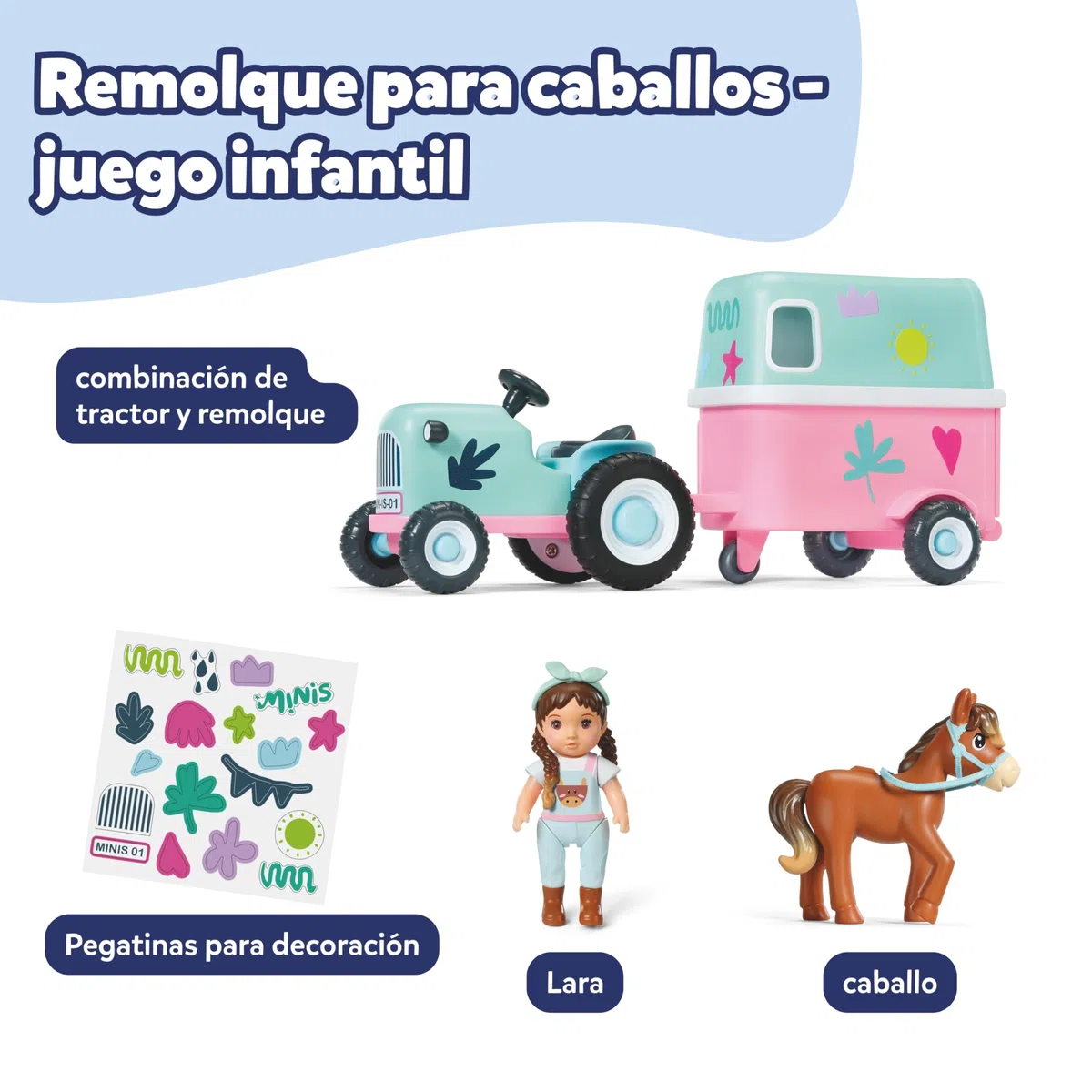 BABY Born 906279 Mini Caballo Colgante con Lara