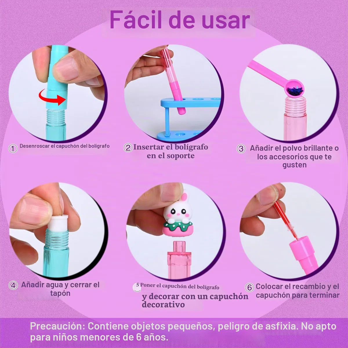 Taller Laboratorio de Boligrafos Fabrica Pen Creator Studio Juego Hacer Crear Tus Rotuladores Creador Bolis Fábrica Bolígrafos Propios Kit Recambio DIY Regalo Juguetes para Niños a partir de 6 Años